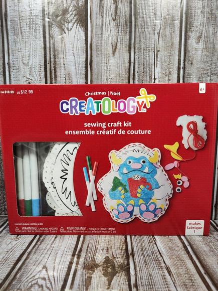 Other - Creatology Christmas Sewing  Craft Kit Santa Doll Monster NEW